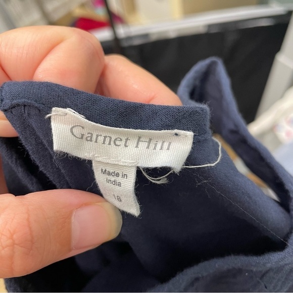 Garnet Hill Lace Cottage Core Dress - Picture 3 of 7